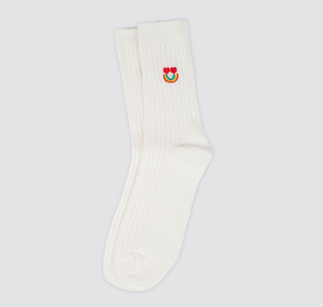 Носки Мармалато, цвет Белый-красный-мультиколор #1