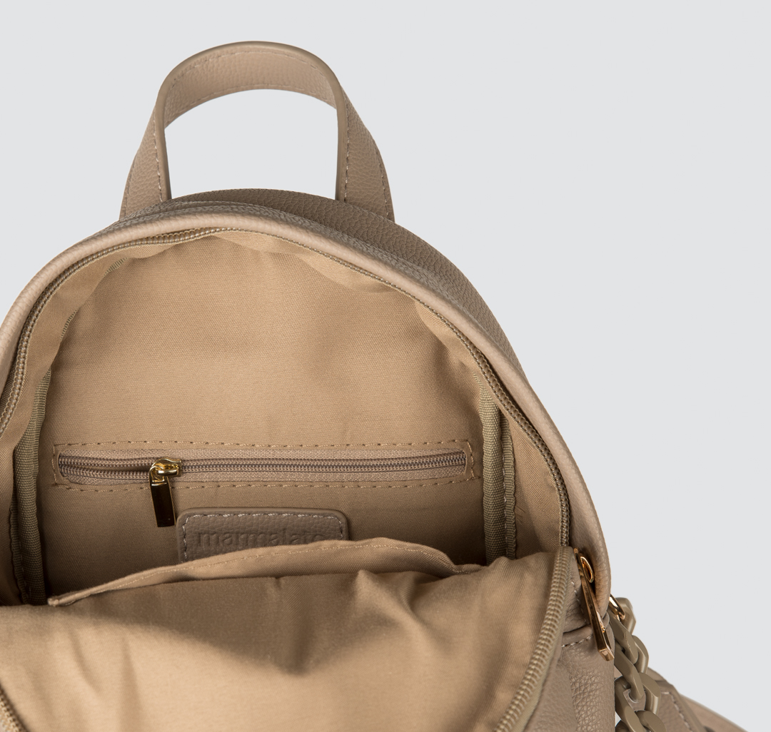 Женский рюкзак из искусственной кожи Мармалато, цвет Серо-коричневый #3