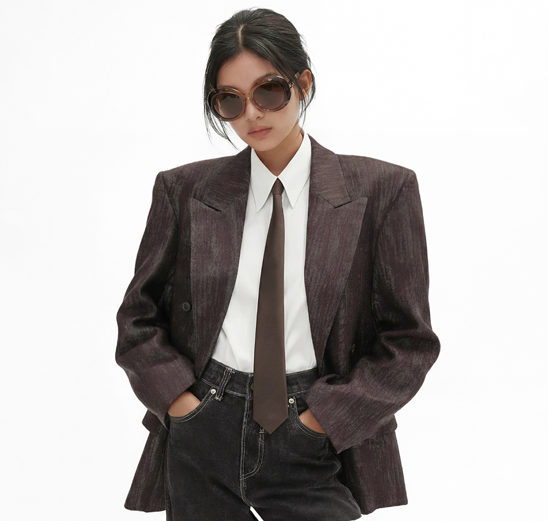 Очки с чехлом Мармалато, цвет серый-бежевый #2