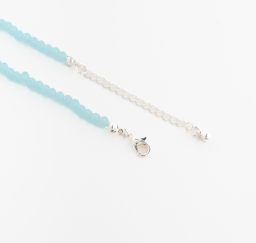 Колье Мармалато, цвет светло-голубой-мультиколор #5