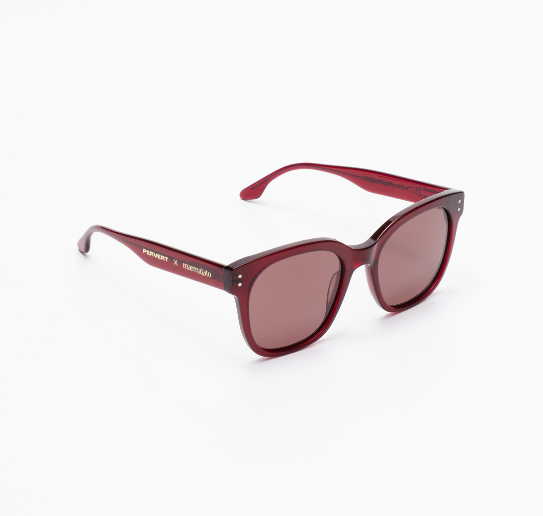 Очки с чехлом Мармалато, цвет темно винный-винный #3