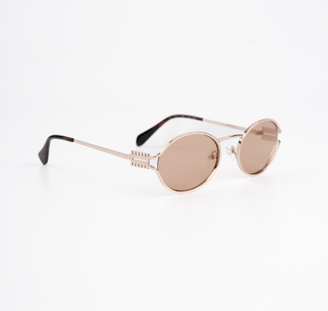 Очки с чехлом Мармалато, цвет коричневый-золото #5