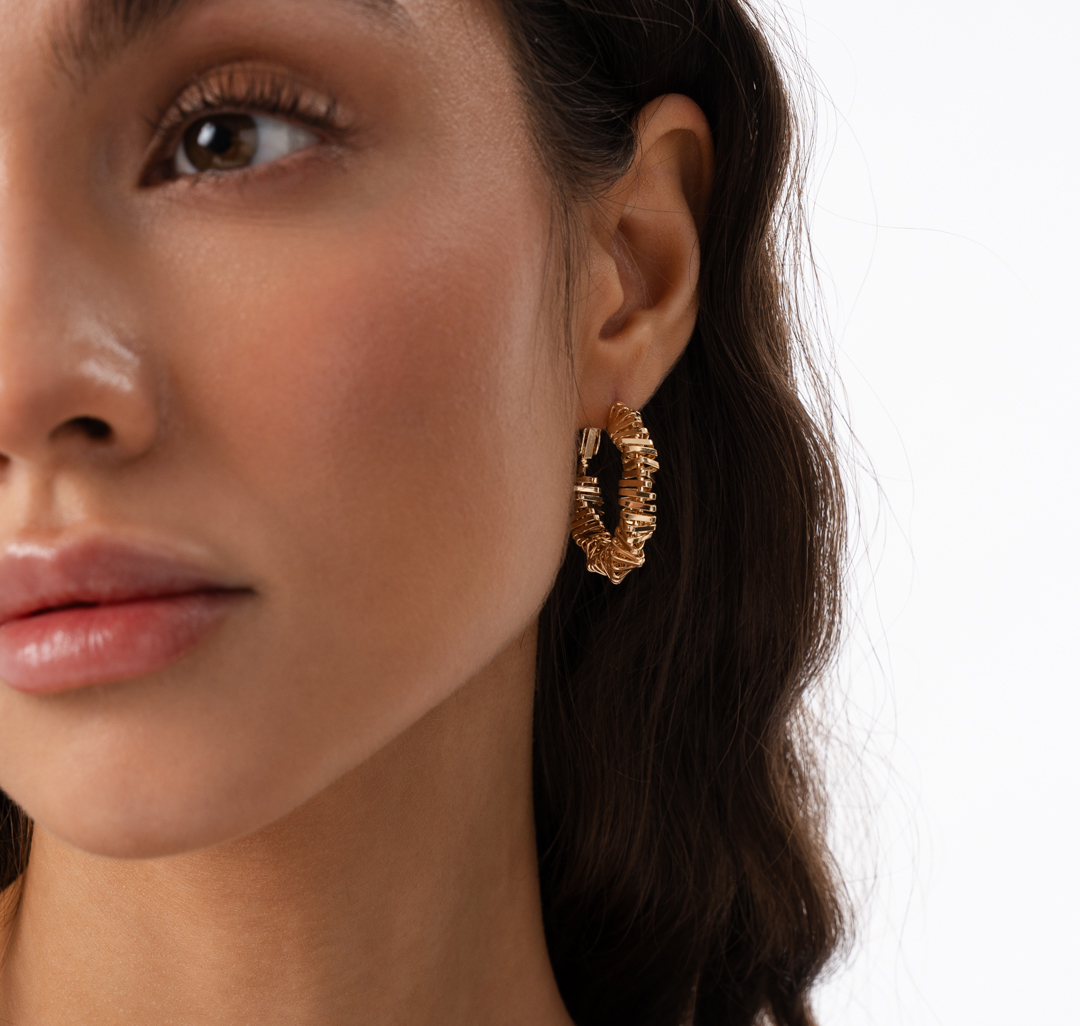 Серьги Мармалато, цвет Золото #4