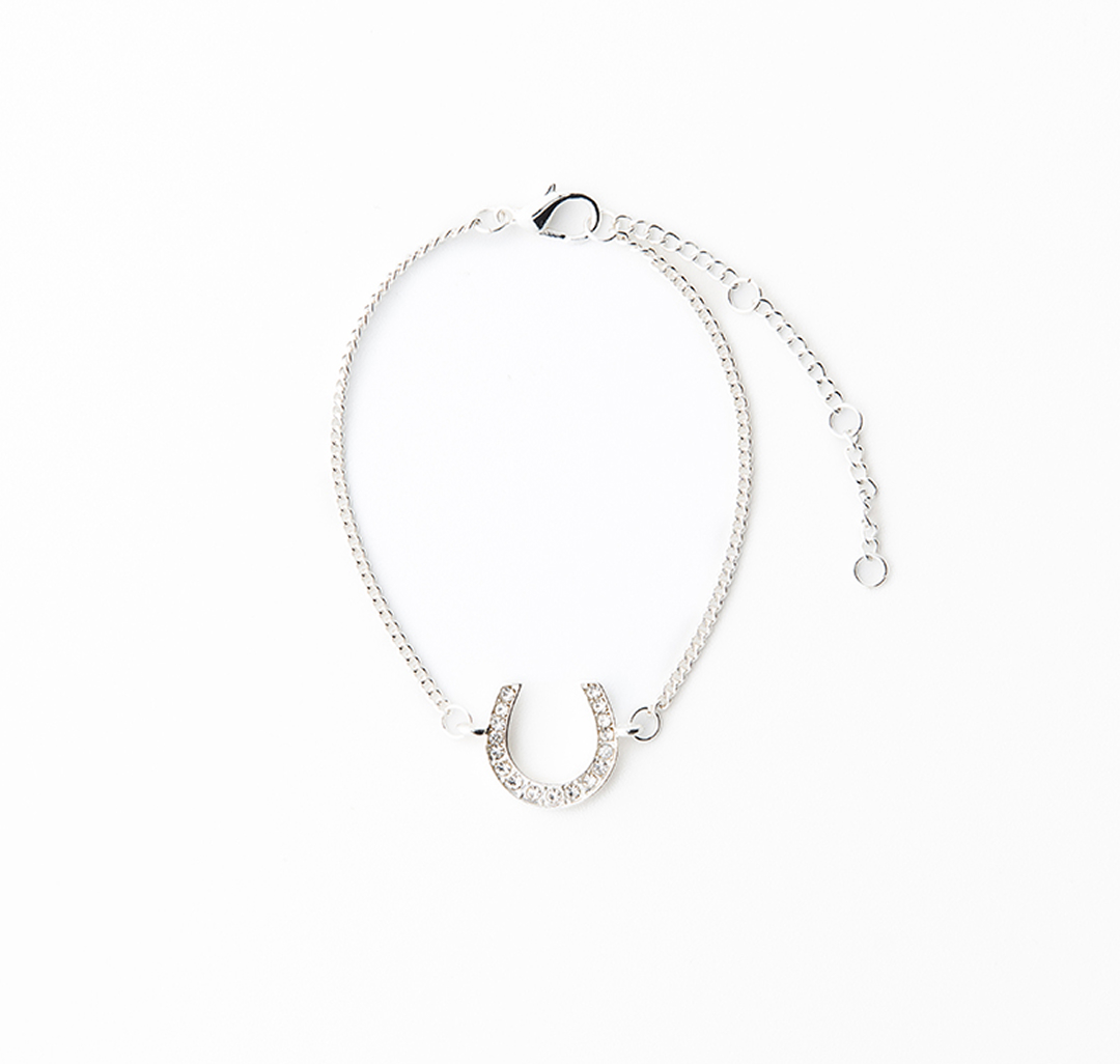 Браслет Мармалато, цвет Белое серебро-прозрачный #1