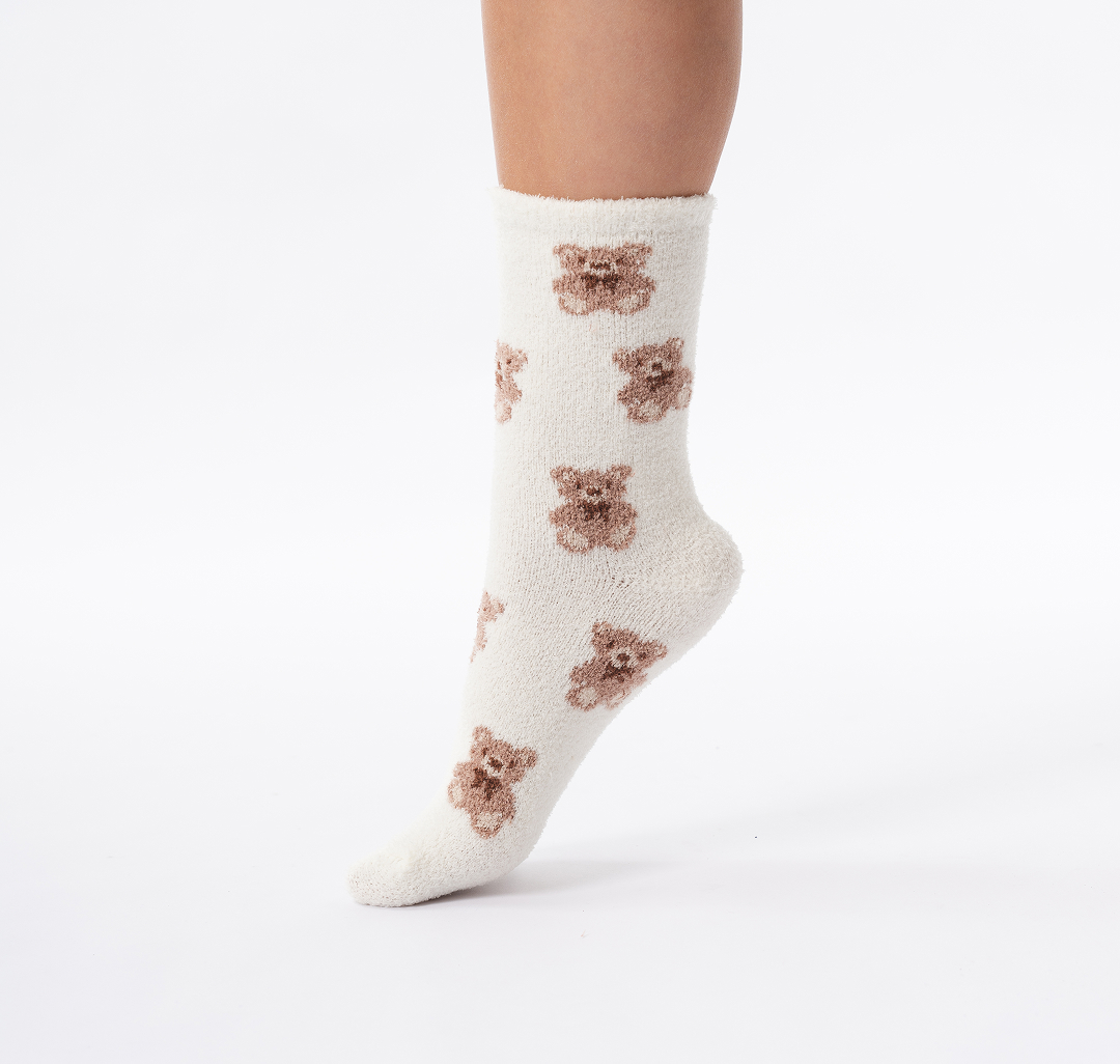 Носки (1 пара) Мармалато, цвет Молочный-коричневый-бежевый #6