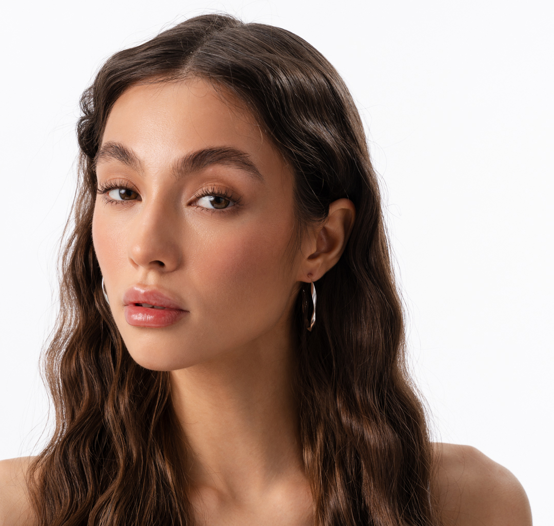 Серьги Мармалато, цвет Белое серебро #3