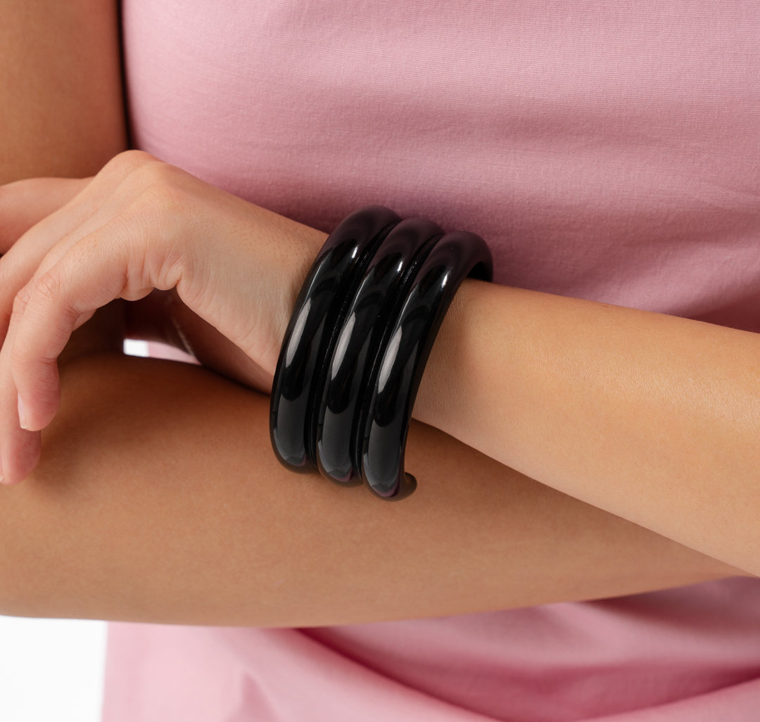 Браслет Мармалато, цвет черный #1