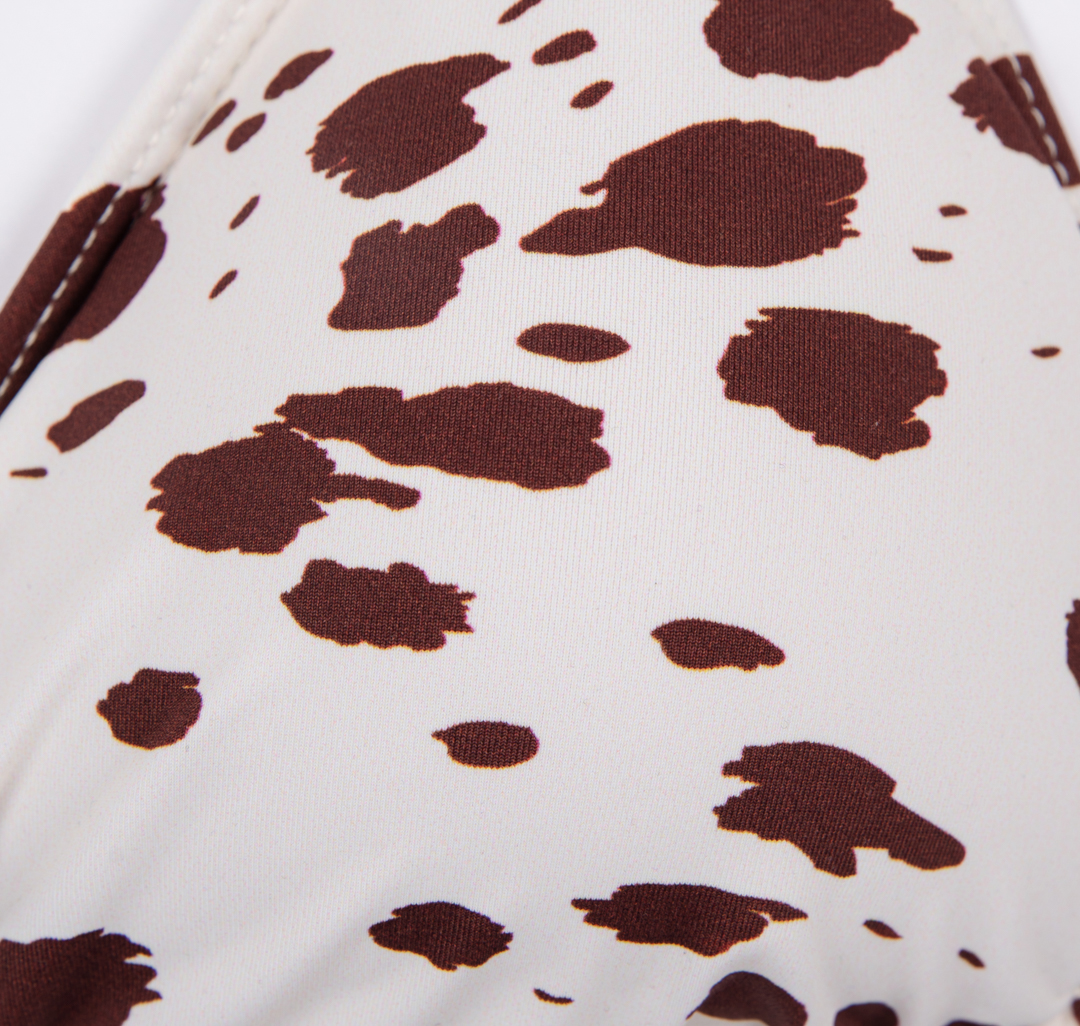 Купальный топ Мармалато, цвет молочный-шоколадный #5