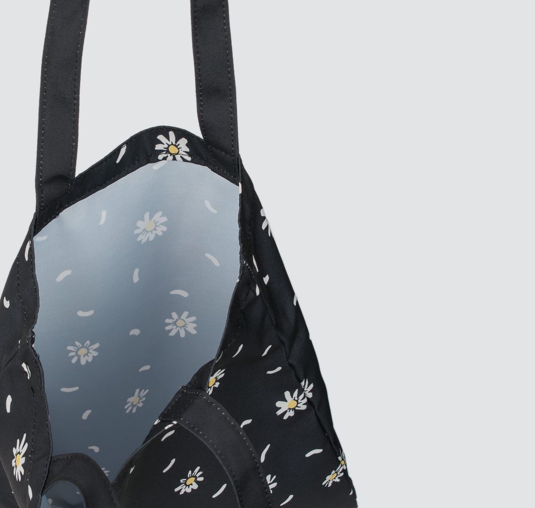 Женская текстильная сумка-шоппер Мармалато, цвет Черный-белый-желтый #3