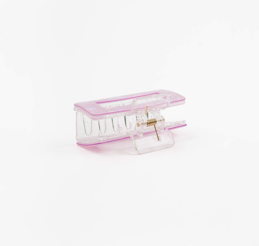 Заколка-краб Мармалато, цвет прозрачный-розовый-мультиколор #5