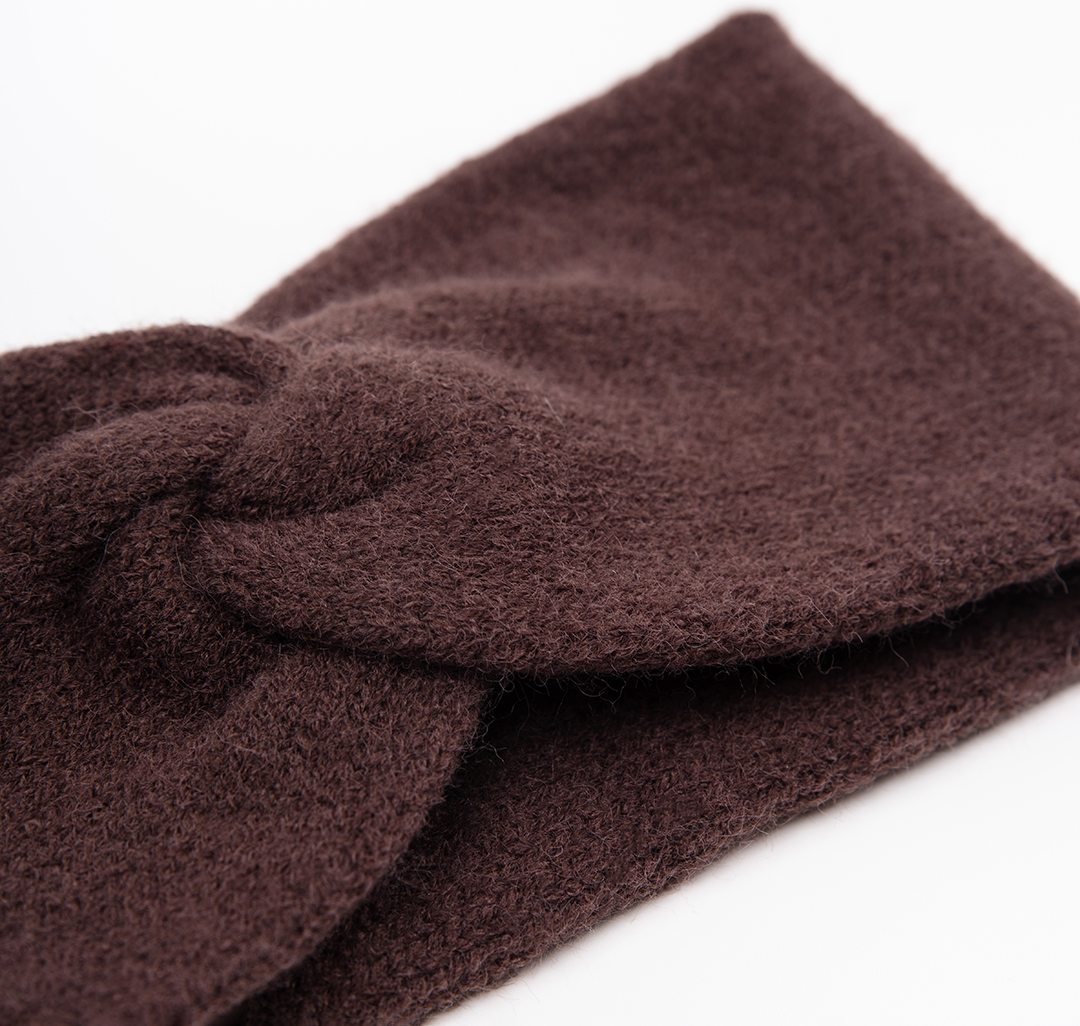 Повязка на голову Мармалато, цвет шоколадный #5