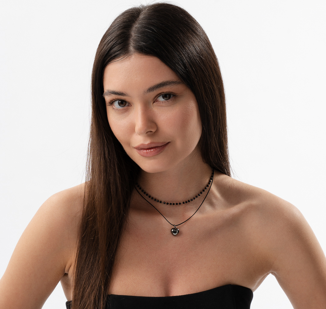 Колье Мармалато, цвет черный #3