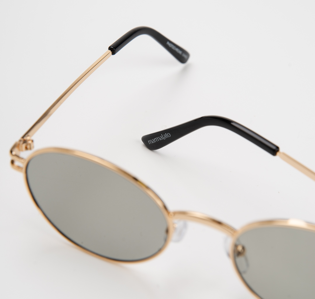 Очки с чехлом Мармалато, цвет золото-серый-черный #6