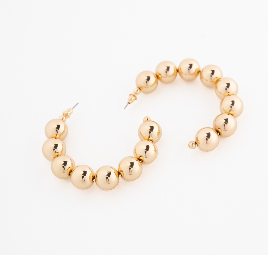 Серьги Мармалато, цвет золото #6