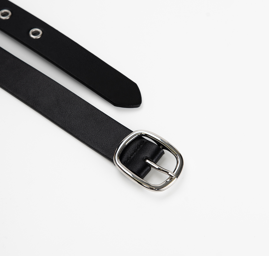 Ремень Мармалато, цвет черный-серебро #2