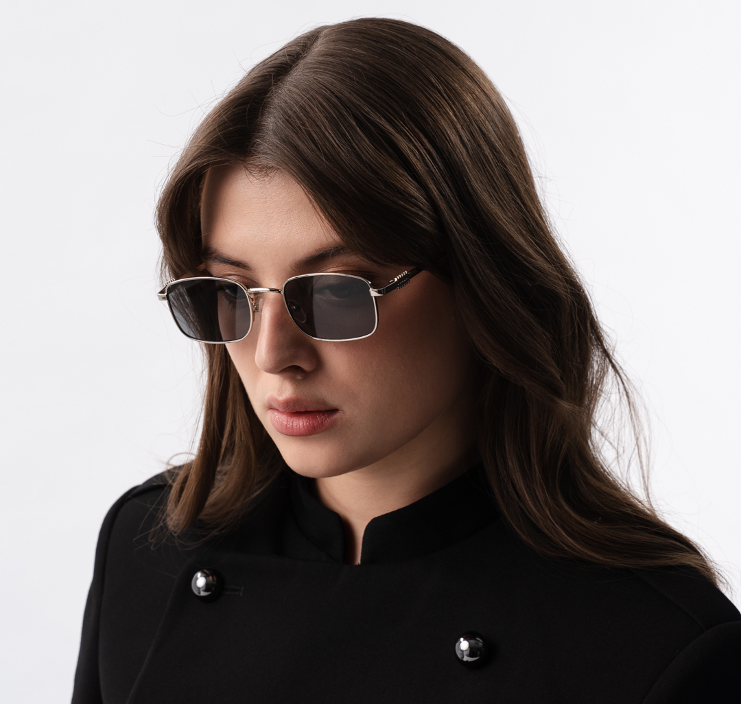 Очки с чехлом Мармалато, цвет черный-серебро #1