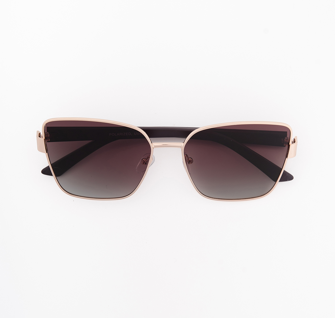 Очки с чехлом Мармалато, цвет Коричневый-золото #4