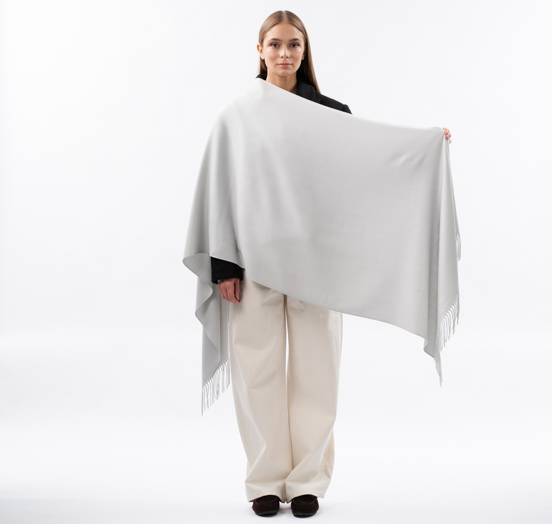 Палантин Мармалато, цвет светло-светло-серый #3