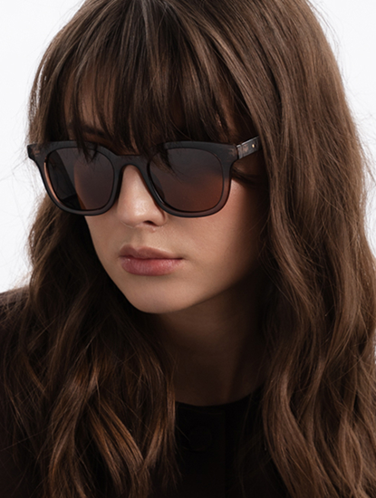 Очки солнцезащитные с поляризацией коричневые