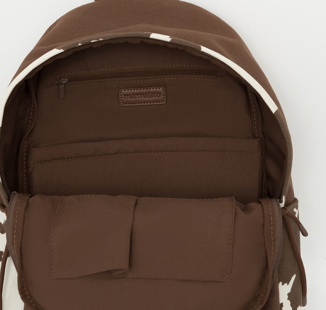 Рюкзак Мармалато, цвет коричневый-молочный #4