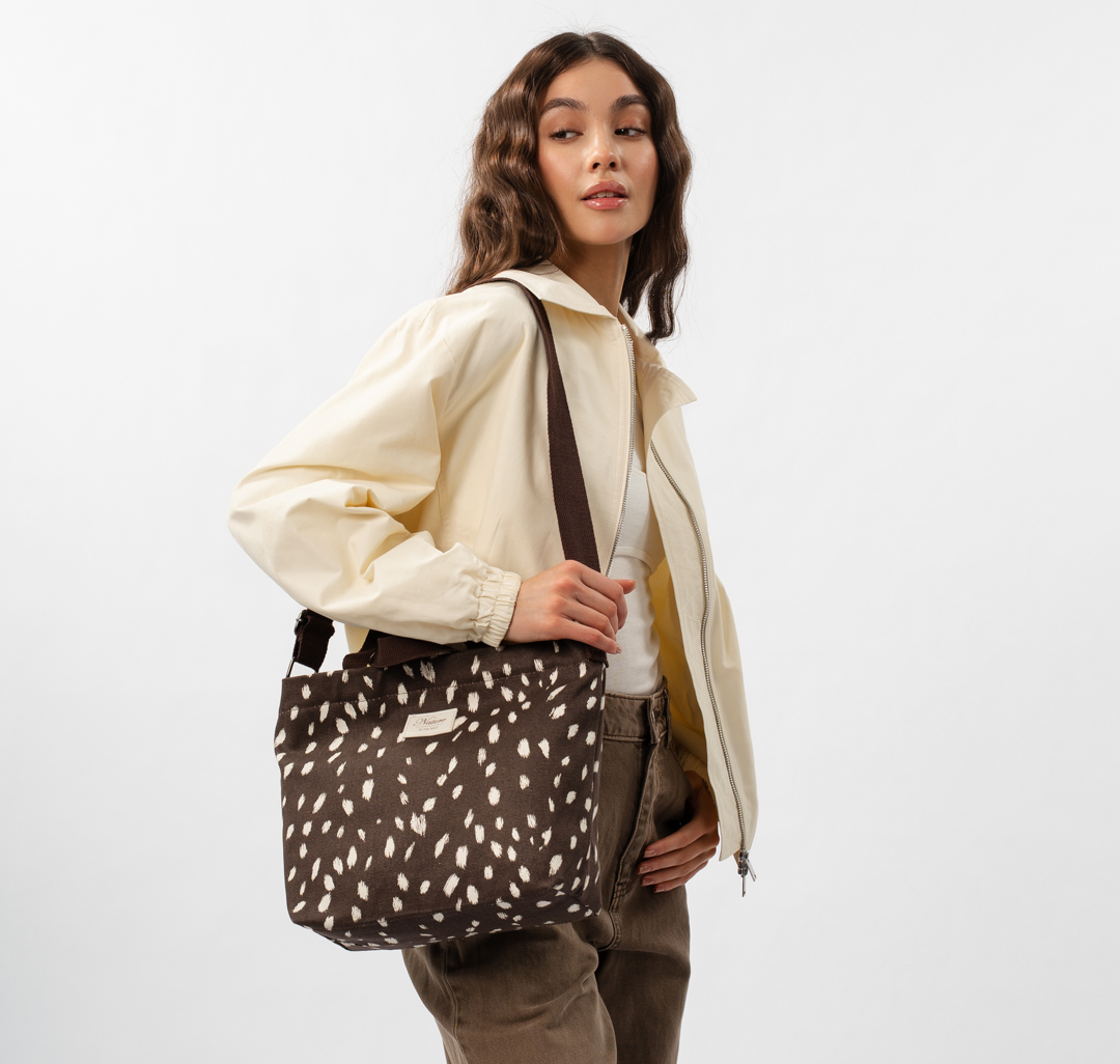 Сумка Мармалато, цвет шоколадный-молочный #5