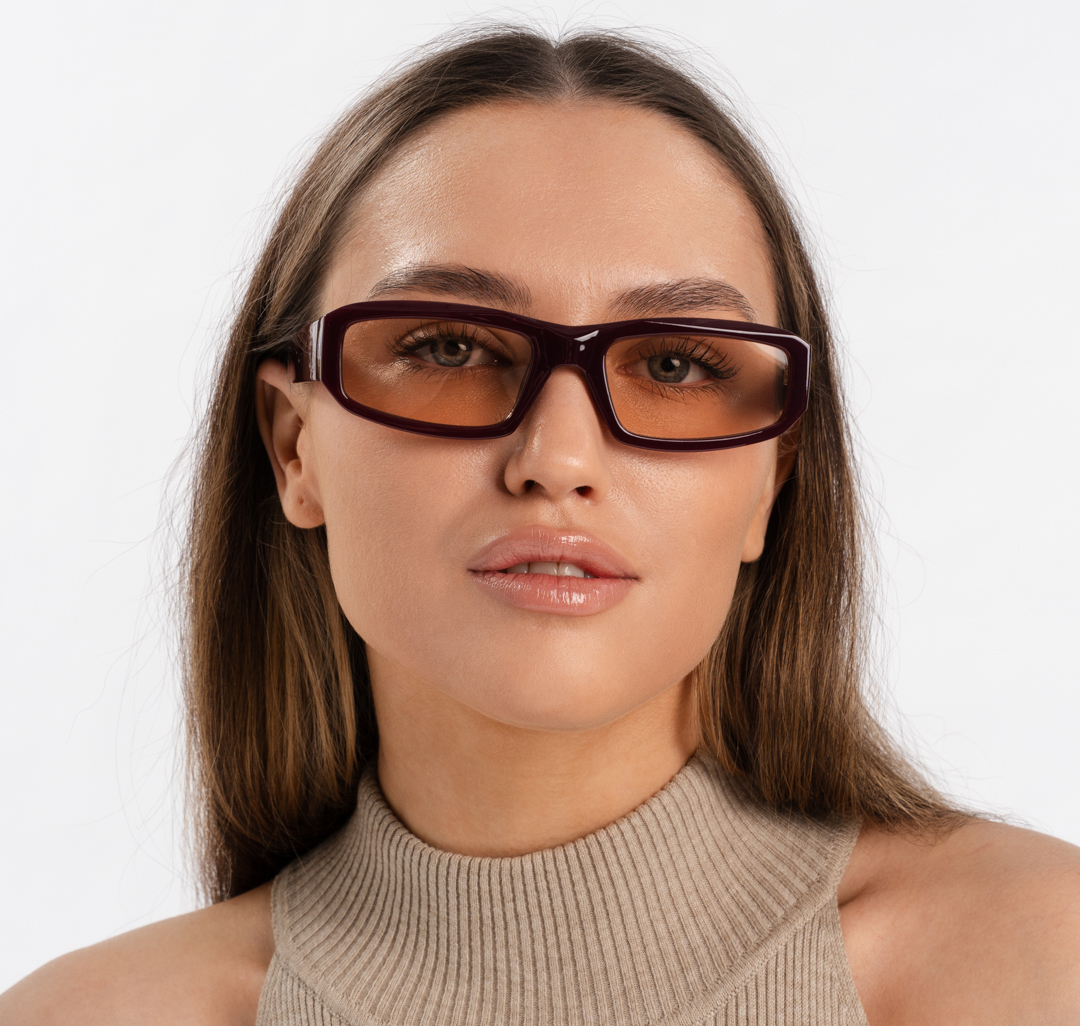 Очки с чехлом Мармалато, цвет винный #2