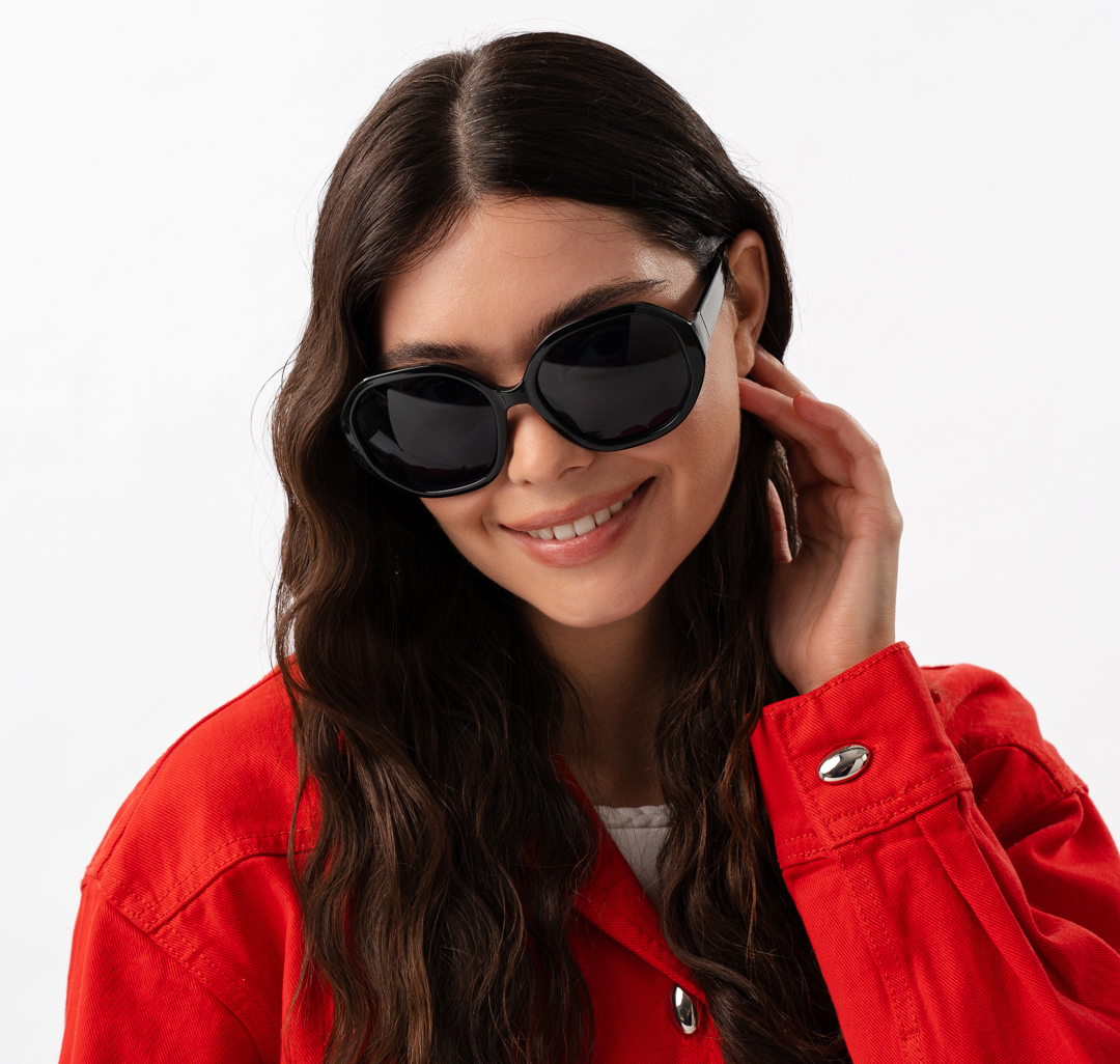 Очки с чехлом Мармалато, цвет черный-серебро #2