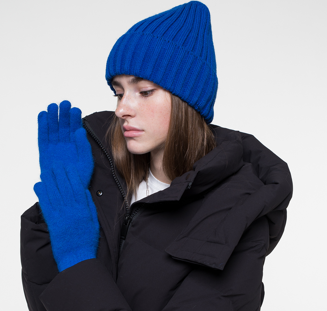 Женские перчатки Мармалато, цвет Синий #2