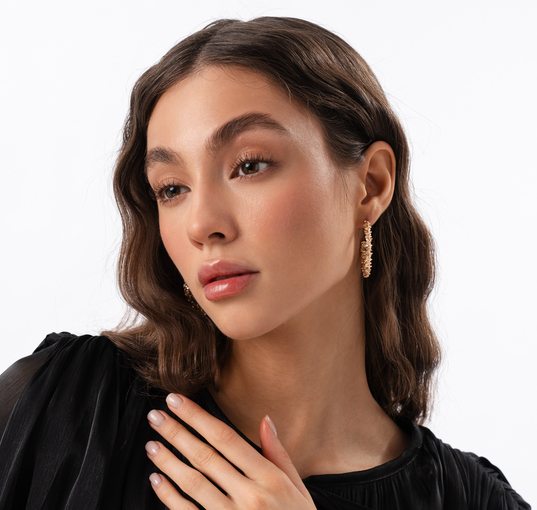 Серьги Мармалато, цвет Золото #3