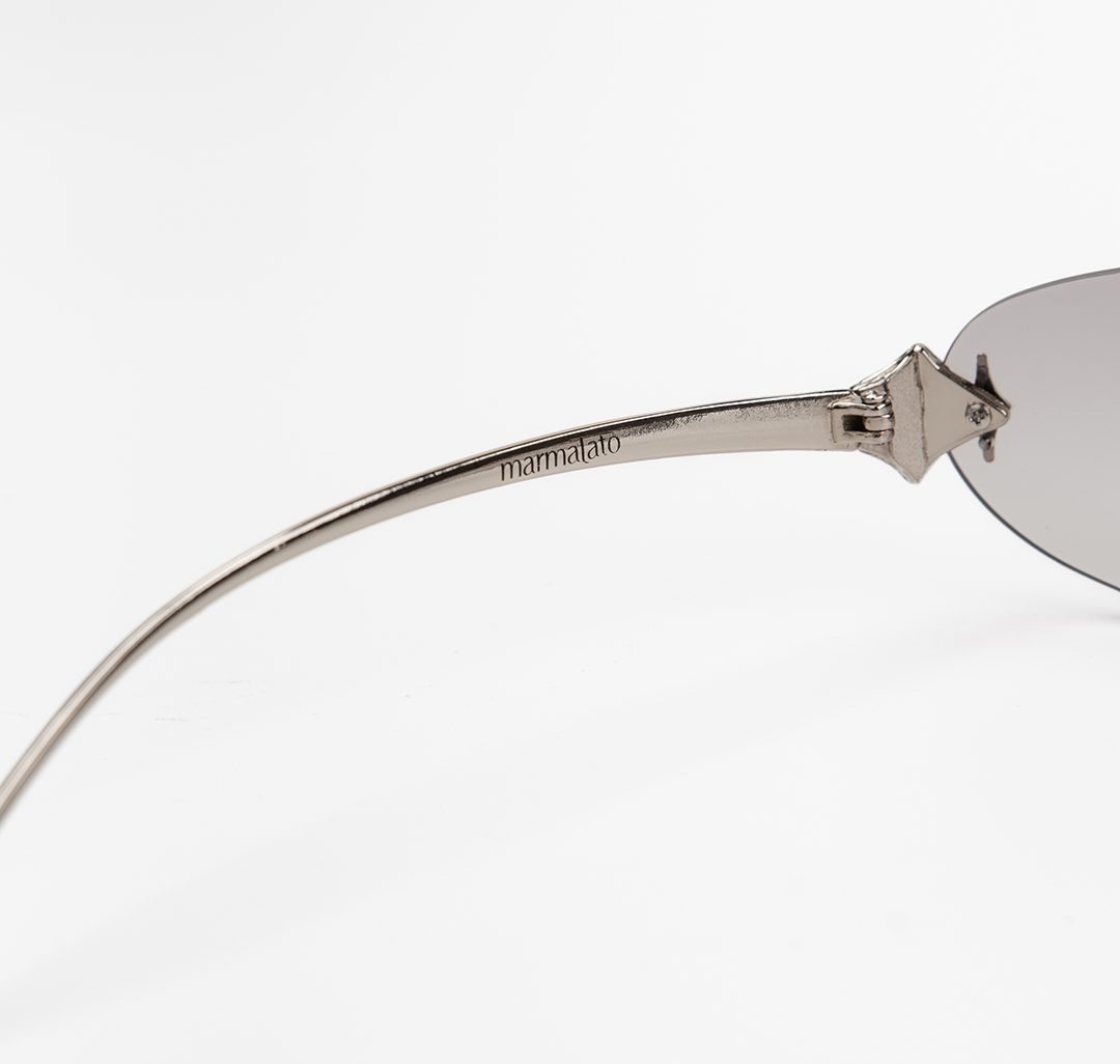 Очки с чехлом Мармалато, цвет серый-серебро #7