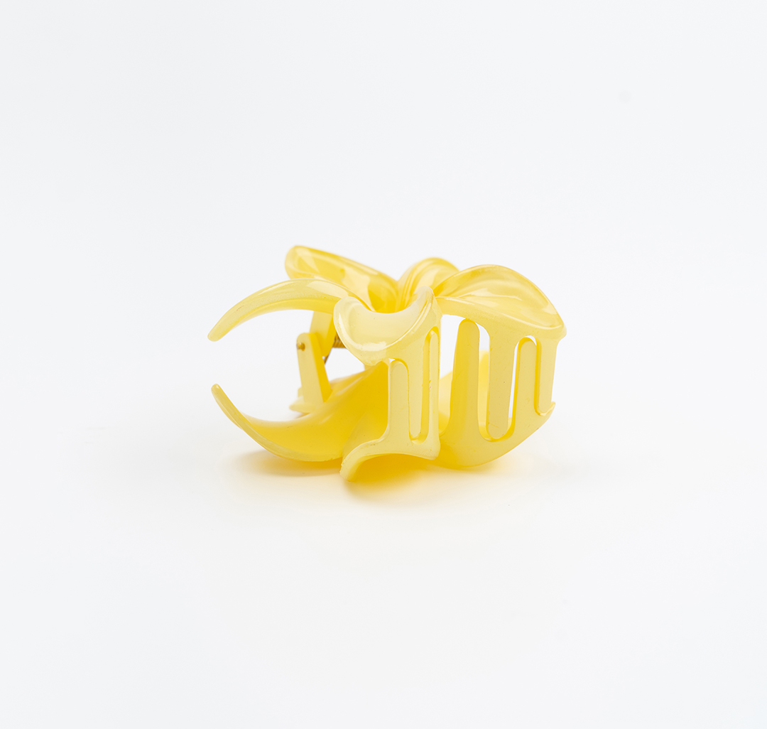 Заколка-краб Мармалато, цвет желтый #4