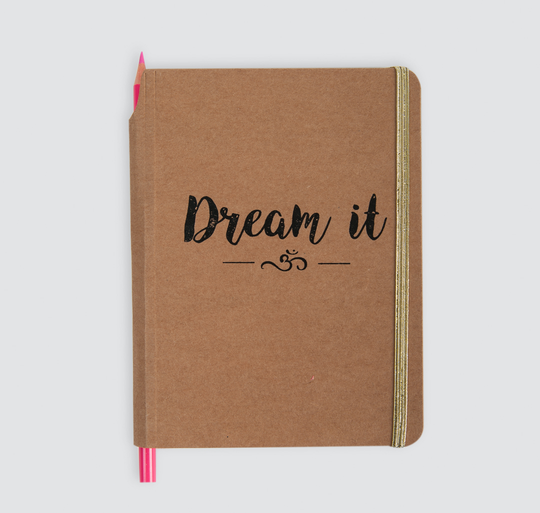 Набор (блокнот и карандаш) Мармалато, цвет бежевый #1