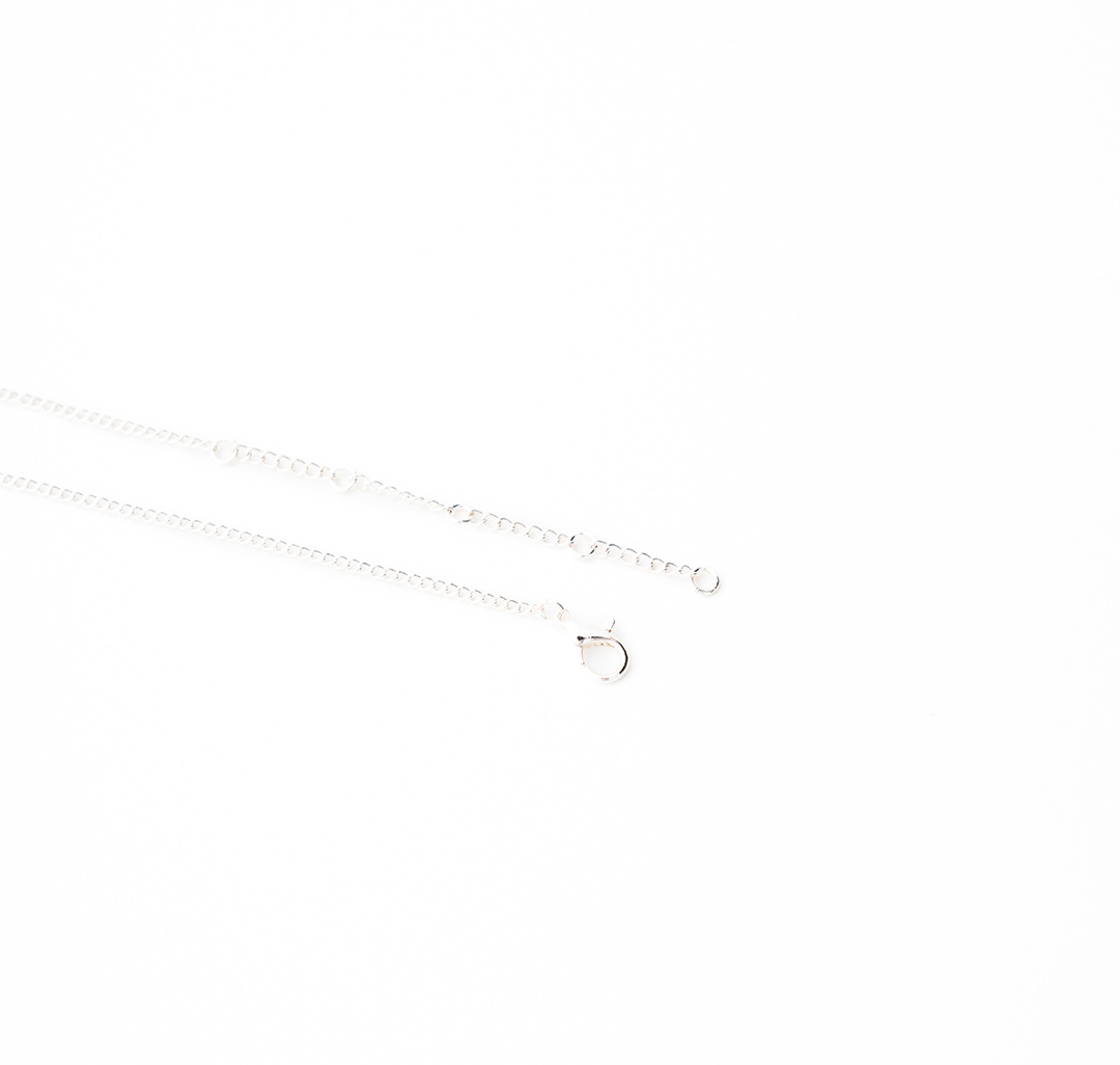 Колье Мармалато, цвет Белое серебро #3