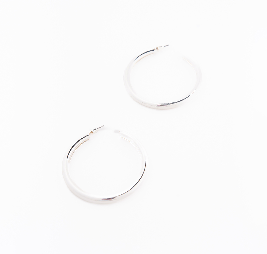 Серьги Мармалато, цвет Белое серебро #2