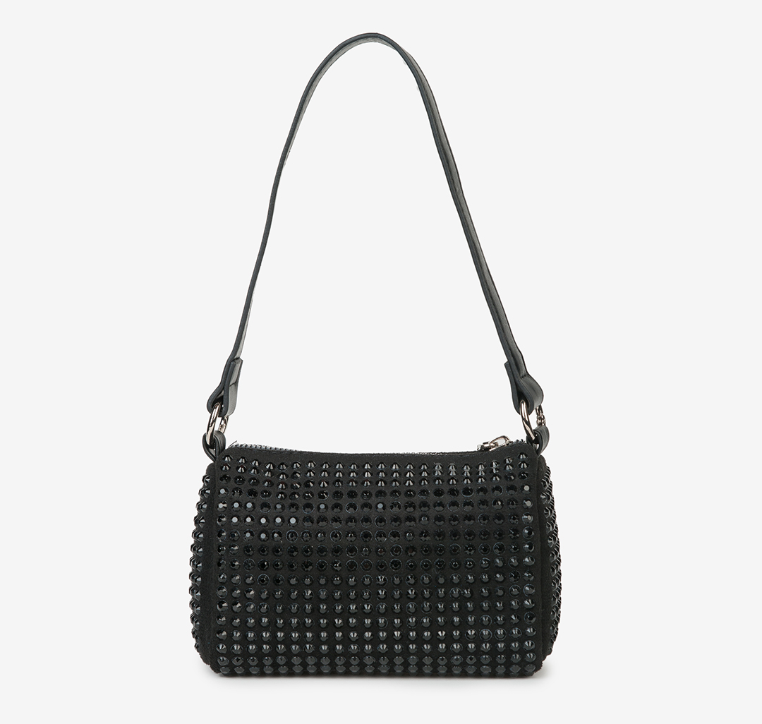 Черная сумка-кошелек с длинным плечевым ремнем Мармалато, цвет Черный #4