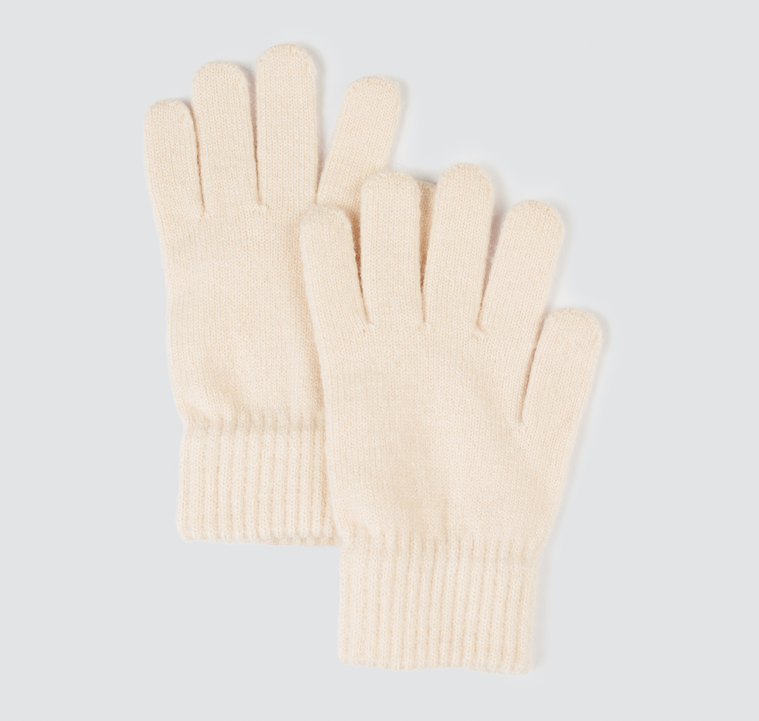 Женские зимние перчатки Мармалато, цвет Светло-бежевый #1