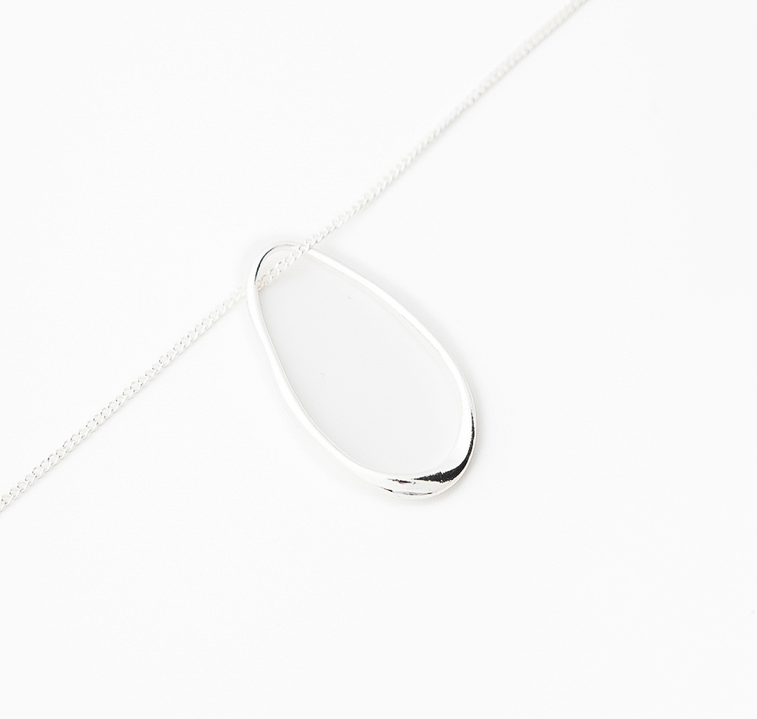 Колье Мармалато, цвет белое серебро #2