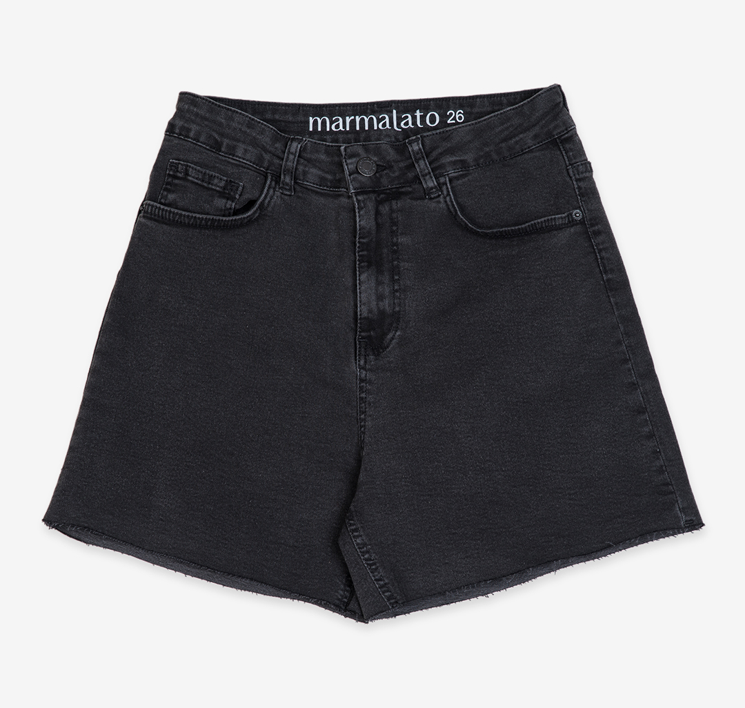 Джинсовые шорты Мармалато, цвет Темно-серый #4