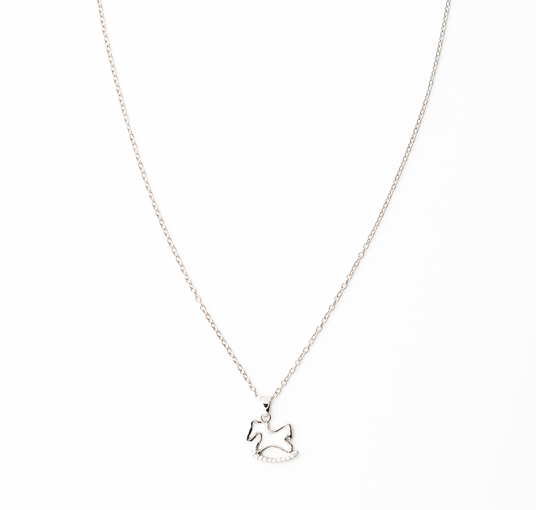 Колье Мармалато, цвет Серебро-прозрачный #1