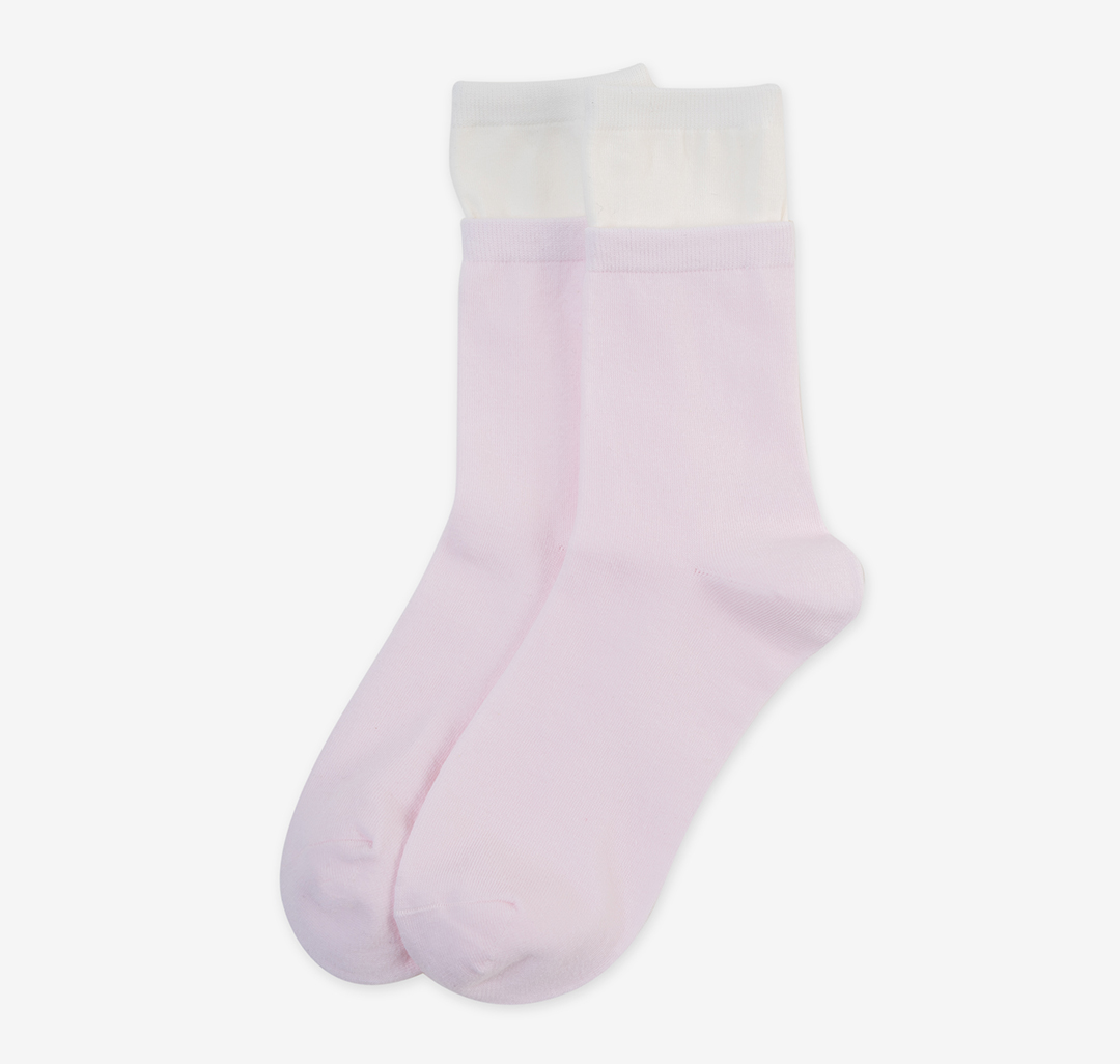 Носки (1 пара) Мармалато, цвет Розовый-белый #1