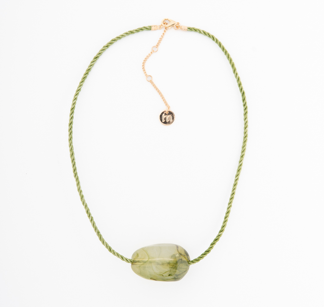 Колье Мармалато, цвет зеленый #4