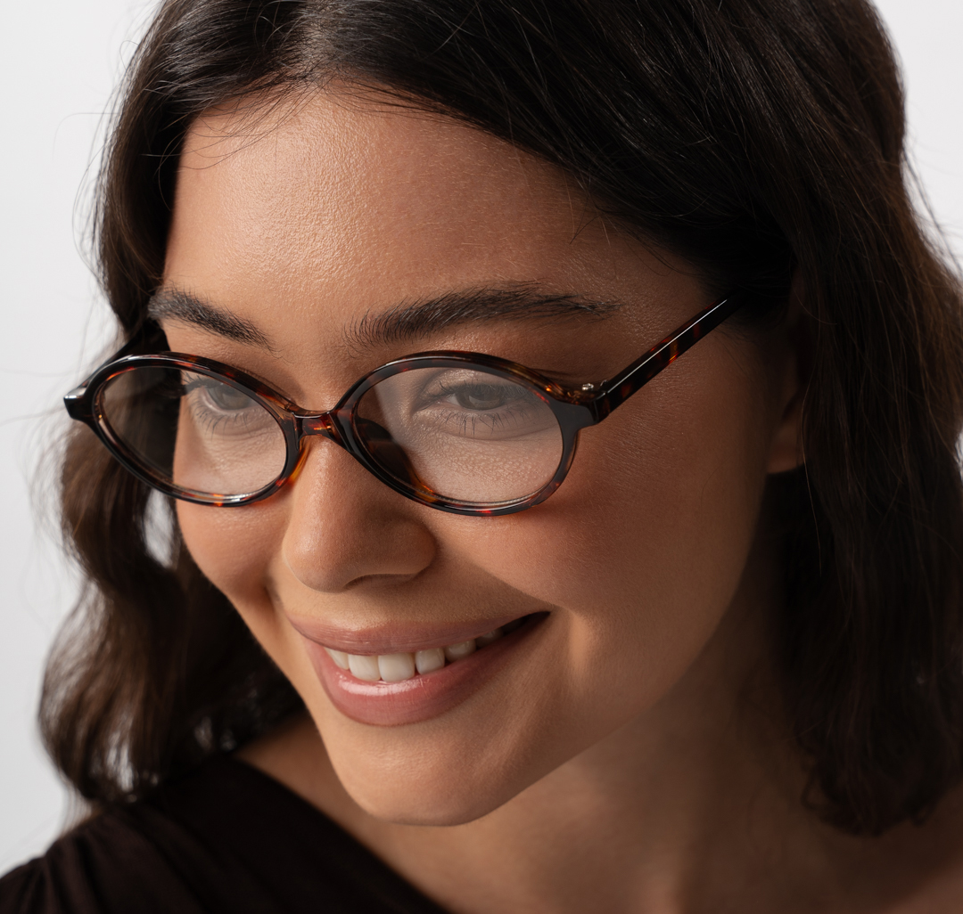 Очки с чехлом Мармалато, цвет прозрачный-коричневый-бежевый #2