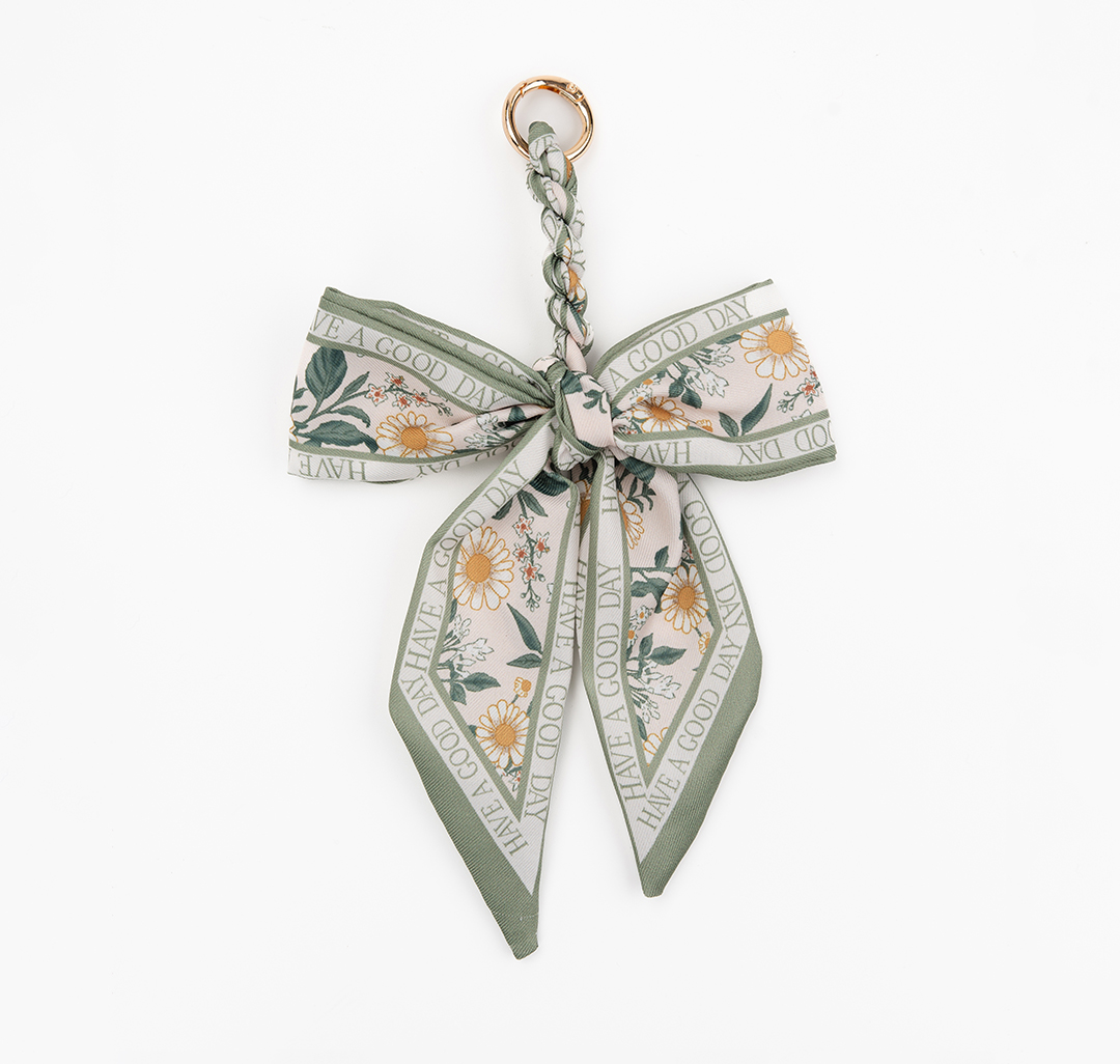 Брелок Мармалато, цвет зеленый-молочный-золото #1