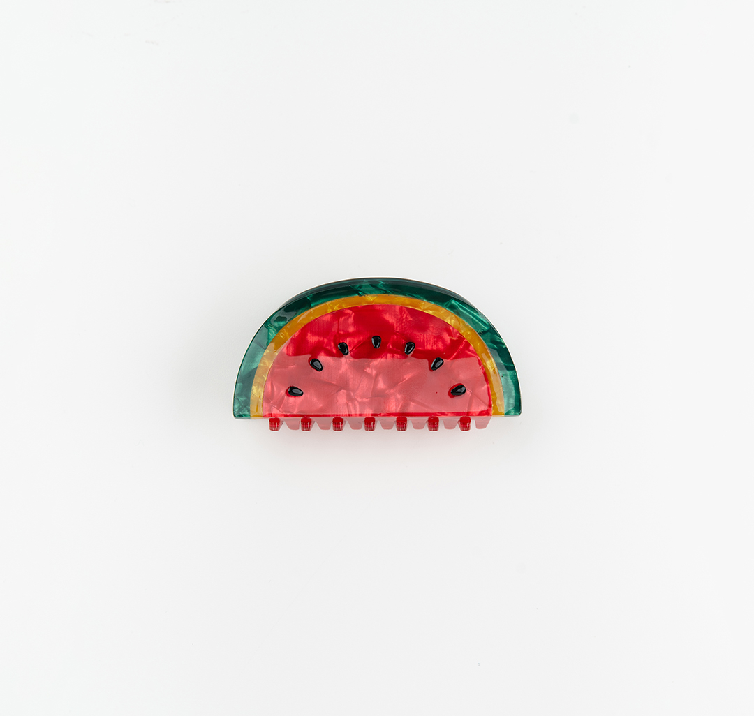 Заколка-краб Мармалато, цвет красный-зеленый-мультиколор #3