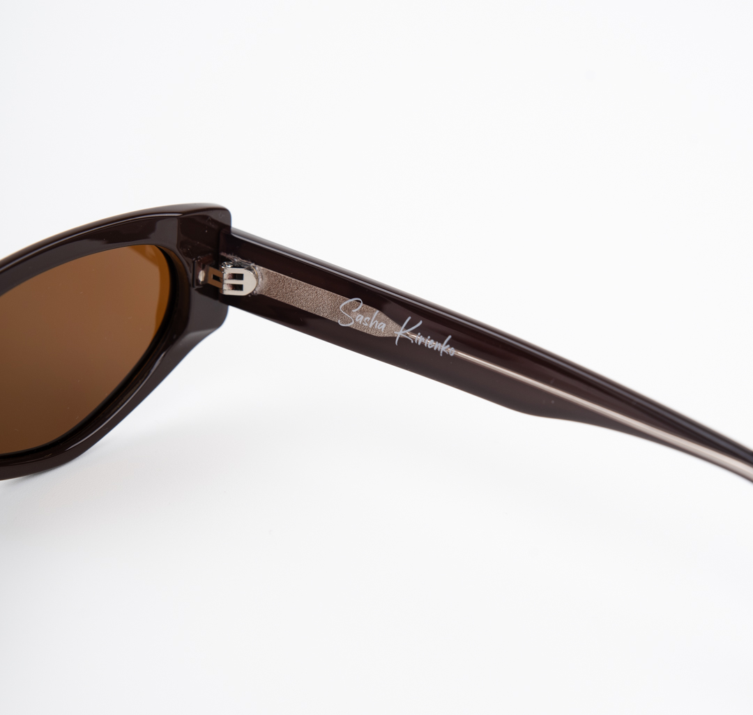 Очки с чехлом Мармалато, цвет коричневый-серебро #7