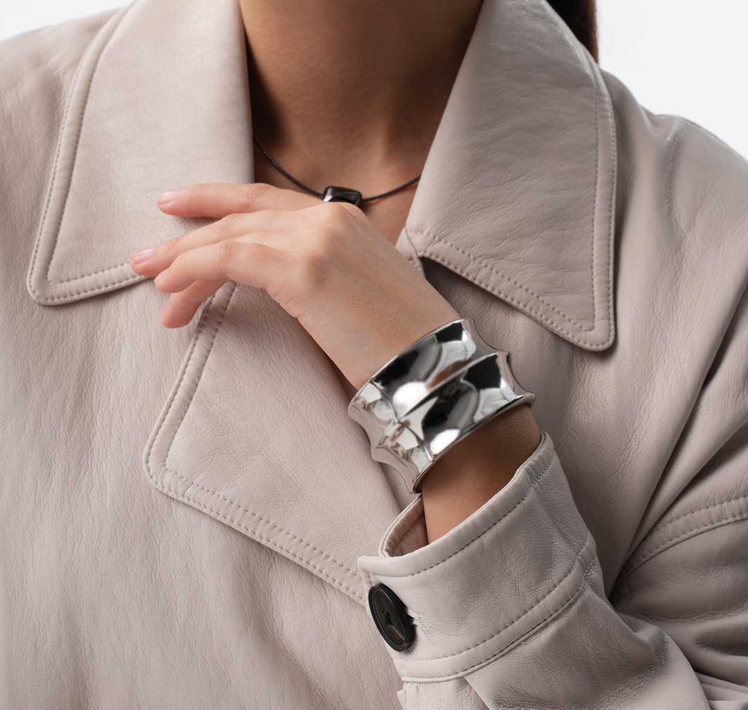 Браслет Мармалато, цвет белое серебро #2