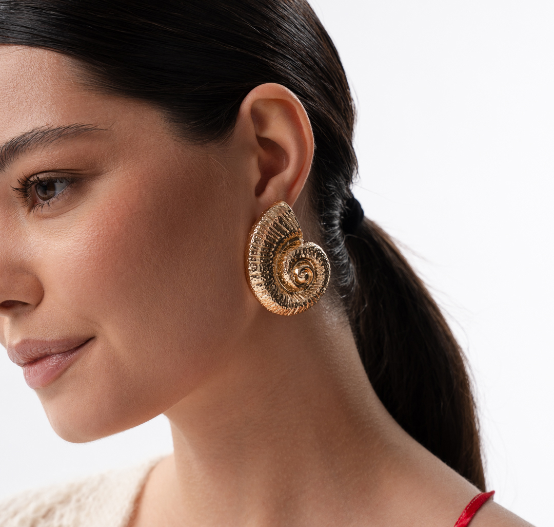 Серьги Мармалато, цвет золото #2