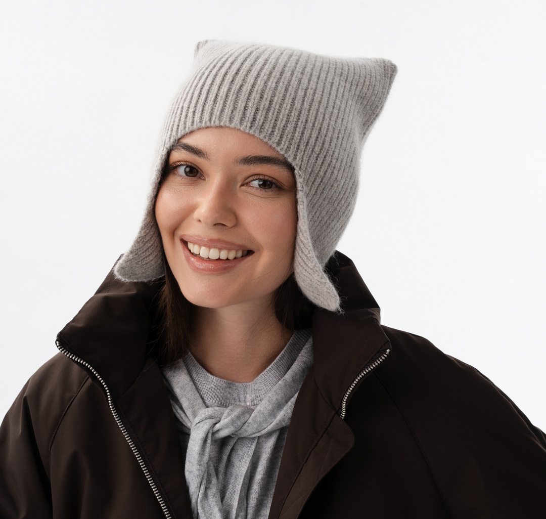 Чепчик Мармалато, цвет светло-серый #1