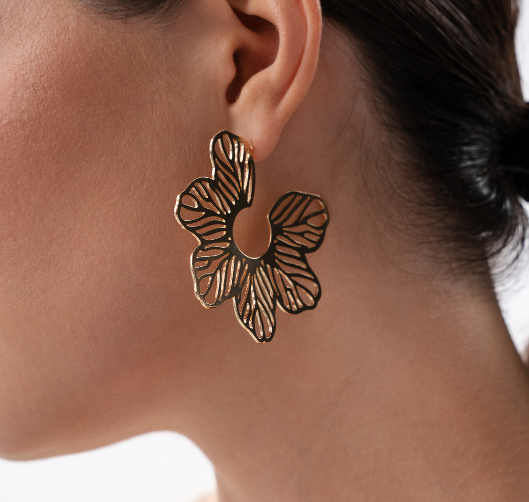 Серьги Мармалато, цвет золото #1