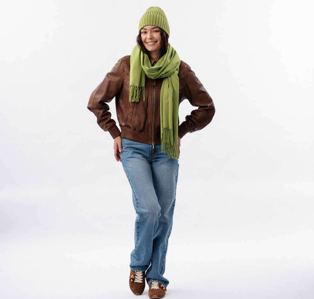 Палантин Мармалато, цвет зеленый #2